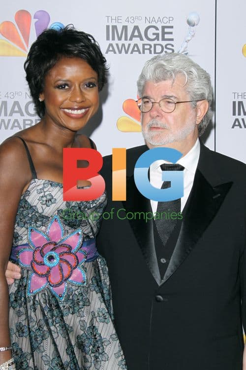 Mellody Hobson and George Lucas at NAACP Image Awards