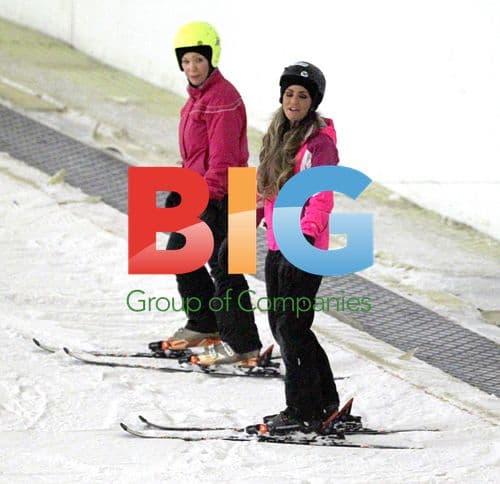 Katie Price Goes Skiing in Milton Keynes