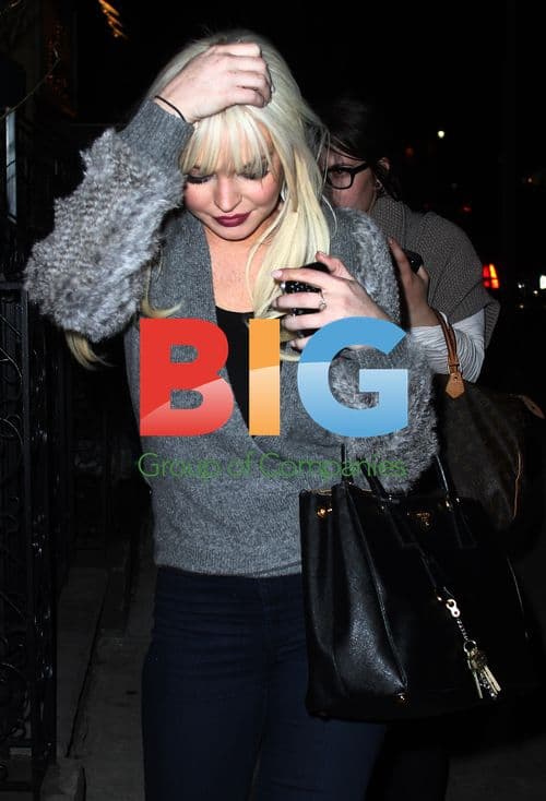 Lindsay Lohan Dinner in NYC