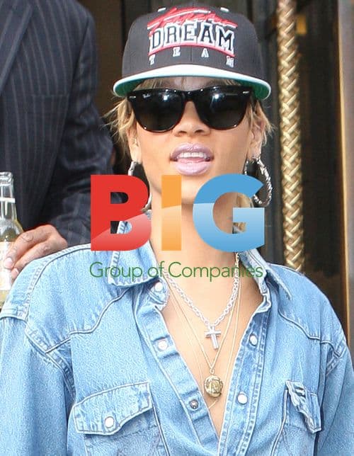 Rihanna Leaving Hotel for Talk Show