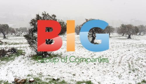 Rare Snowstorm in Jerusalem, Israel