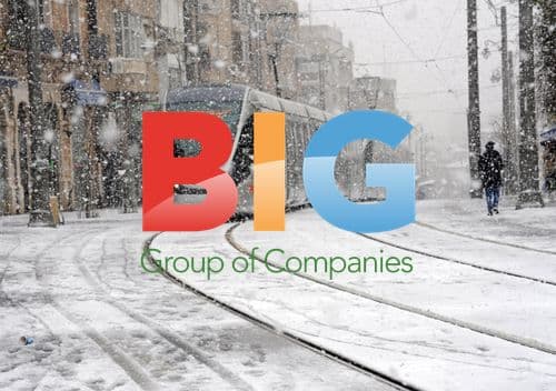 Rare Snowstorm in Jerusalem