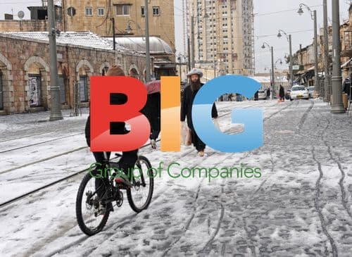 Rare snowstorm in Jerusalem