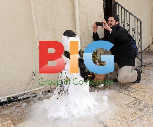 Rare Snowstorm in Jerusalem