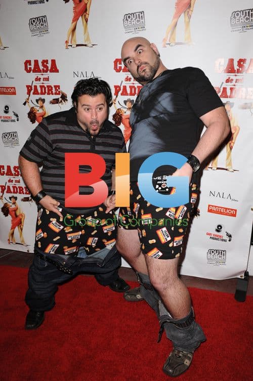 Johnny Trabanco and Yamil Pied at 'Casa De Mi Padre' Screening