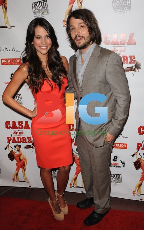 Genesis Rodriguez and Diego Luna at 'Casa De Mi Padre' Screening