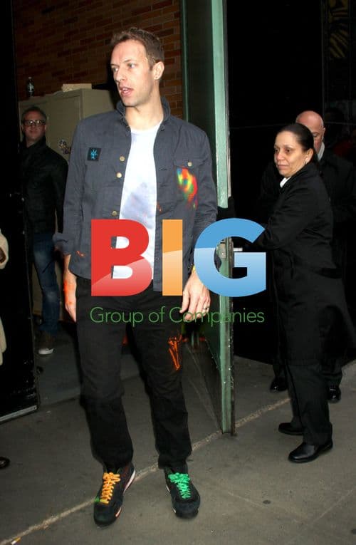 Chris Martin performs on 'Good Morning America'