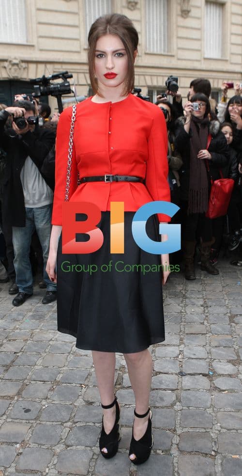 Tali Lennox at Christian Dior Fashion Show