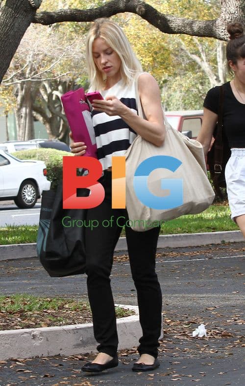 Heidi Bivens Heads to Yoga Class