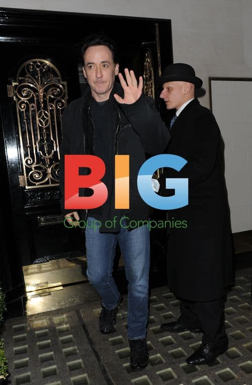 John Cusack Spotted Leaving Restaurant