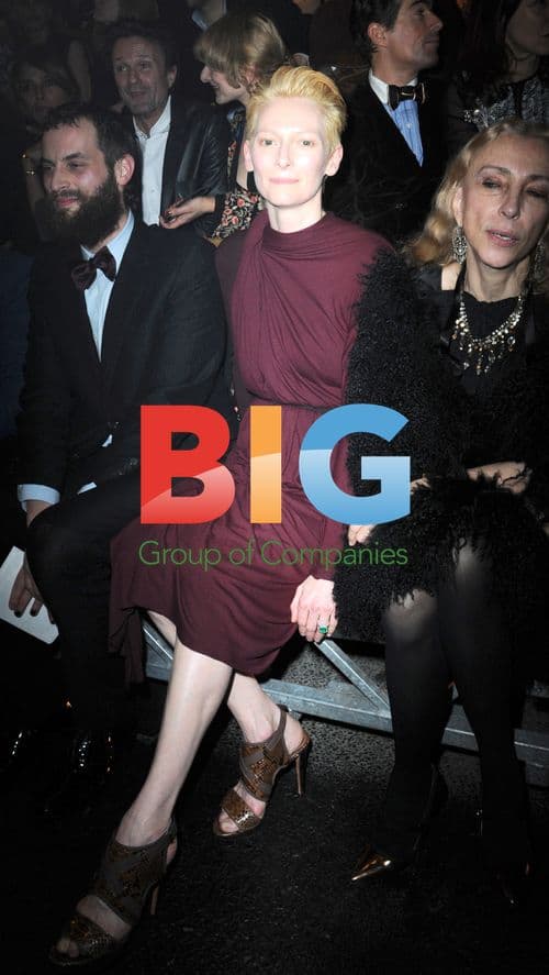 Tilda Swinton at Lanvin Fashion Show