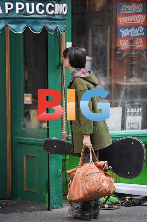 Carey Mulligan Filming 'Inside Llewyn Davis'