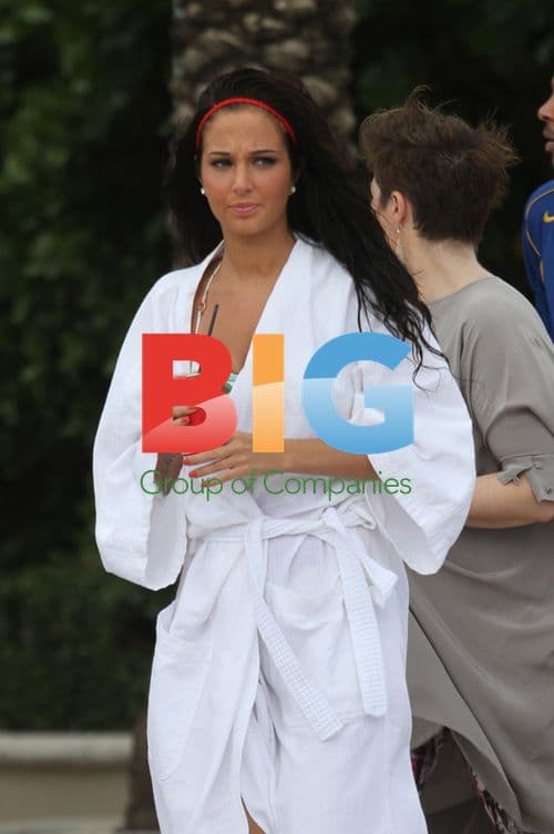 Tulisa Contostavlos Shoots Video in Miami