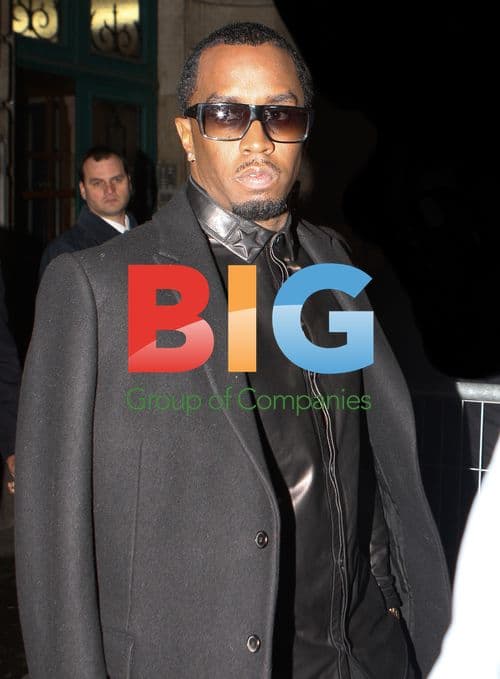 Diddy at Givenchy Fashion Show