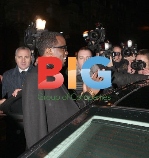 P. Diddy at Givenchy Paris Fashion Week