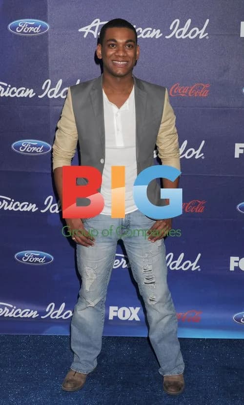 Joshua Ledet at American Idol Finalists Party