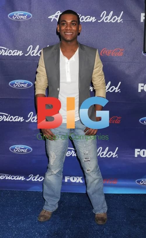 Joshua Ledet at American Idol Party