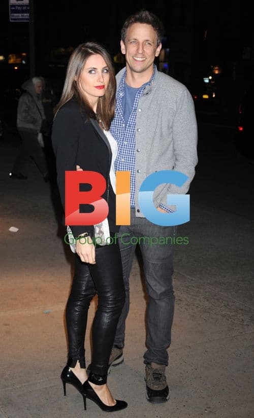 Alexi Ashe and Seth Myers at 'Friends With Kids' Screening