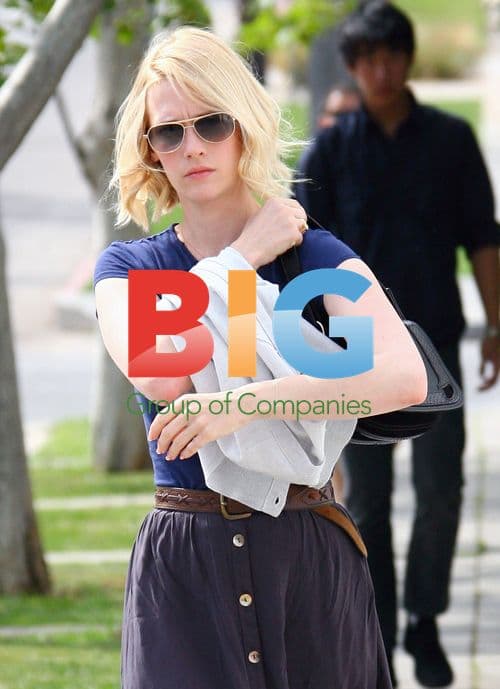 January Jones Lunches in LA