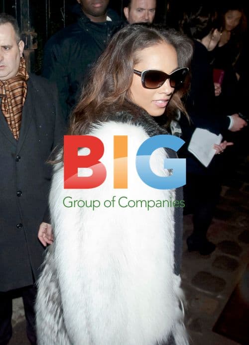 Alicia Keys at YSL Fashion Show