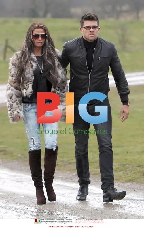 Katie Price and Leandro Penna at Stables