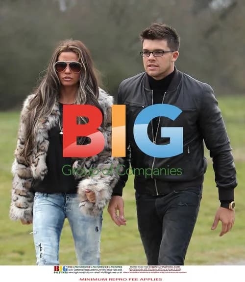 Katie Price and Leandro Penna at Stables