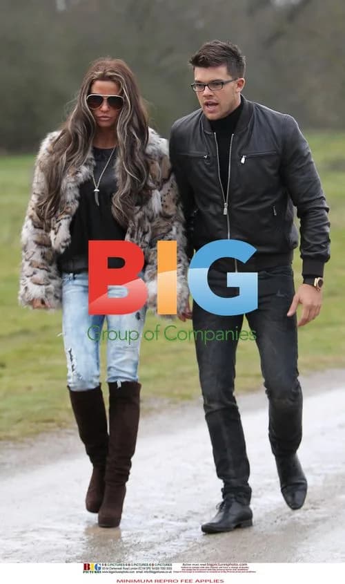 Katie Price and Leandro Penna at Stables