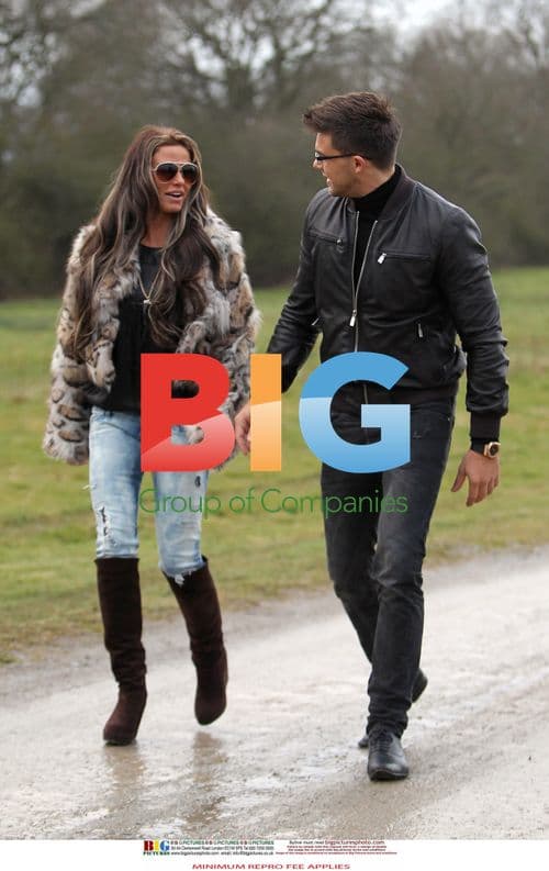 Katie Price & Leandro Penna at Stables