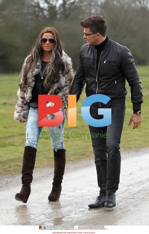 Katie Price and Leandro Penna at Stables