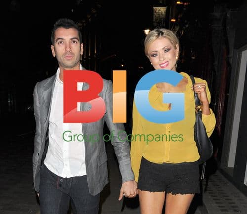 Nicola Mclean and Tom Williams at Aldo Zilli's restaurant launch