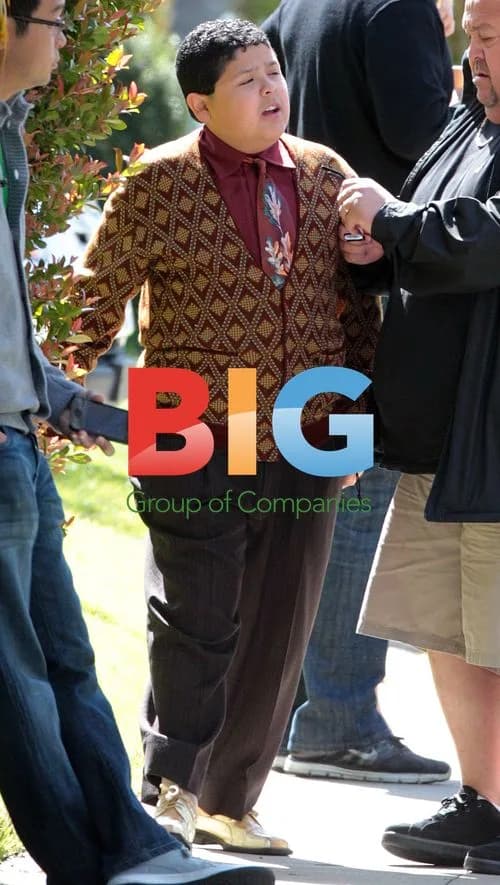 Rico Rodriguez on Modern Family Set