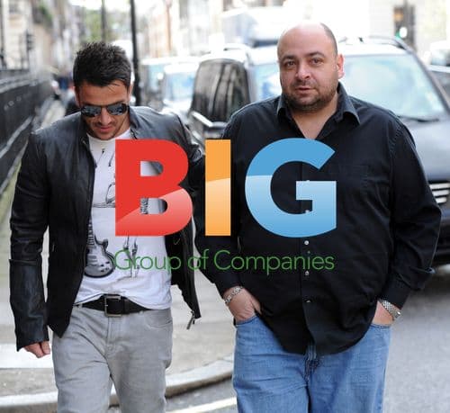 Peter Andre with Brothers