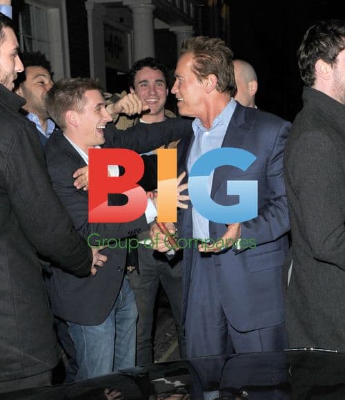 Arnold Schwarzenegger at Arts Club in London