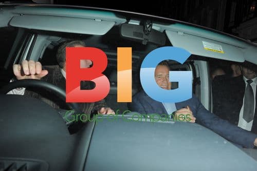 Arnold Schwarzenegger at London's Arts Club