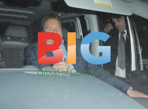 Arnold Schwarzenegger at London Arts Club