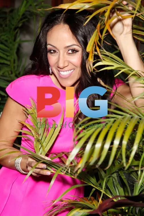 Melissa Gorga Promotes Vodka at Flower Show