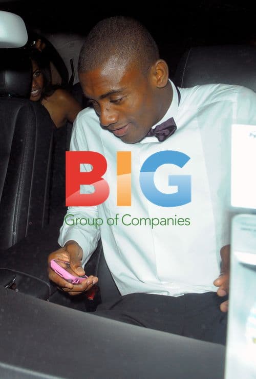 Didier Drogba with wife and Malouda at Chinawhite