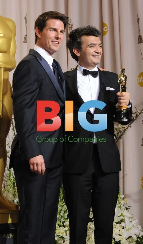 Tom Cruise and Thomas Langmann at Oscars