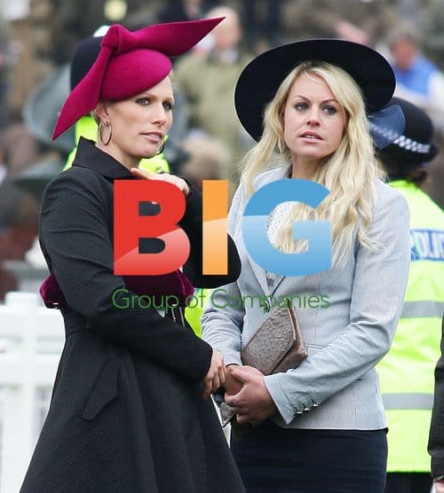 Zara Phillips and Chemmy Alcott at Cheltenham Festival 2012