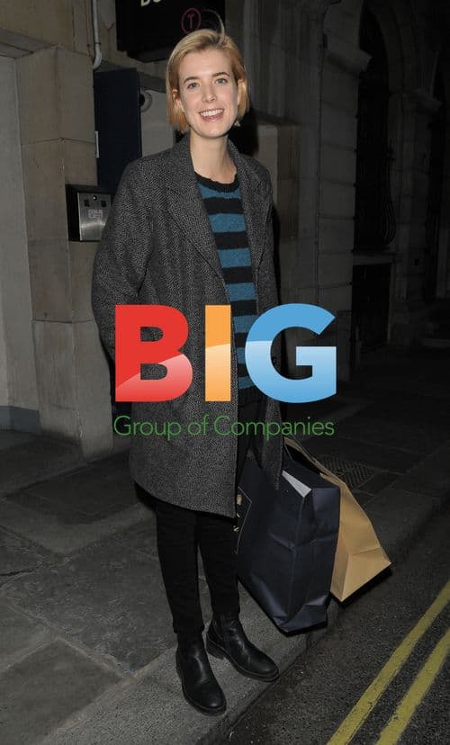 Model Agyness Deyn Leaving Theatre in London