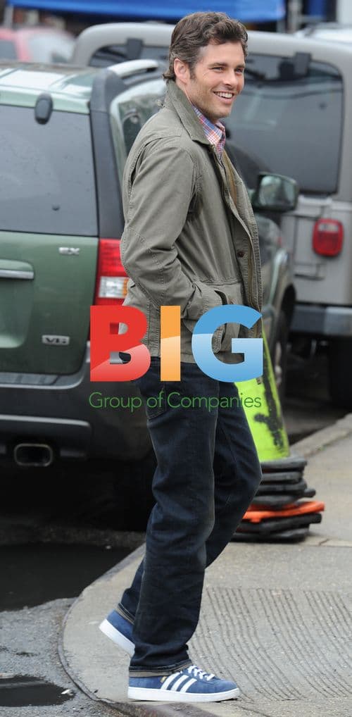 James Marsden on '30 Rock' Set