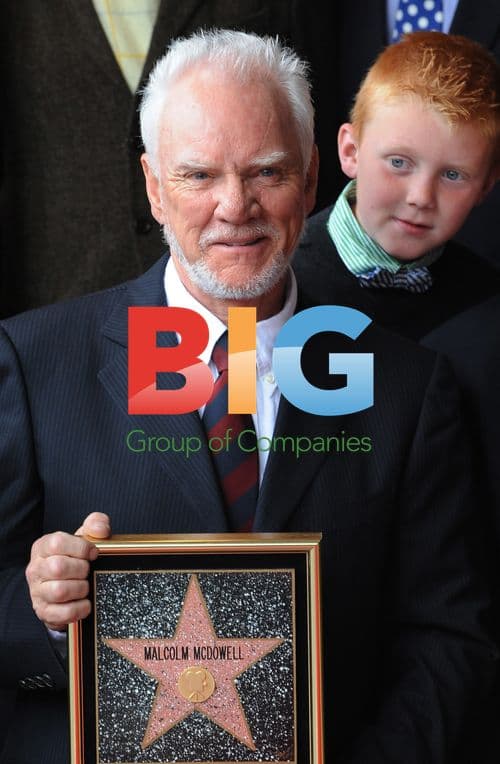 Malcolm McDowell Honored with Star on Hollywood Walk of Fame