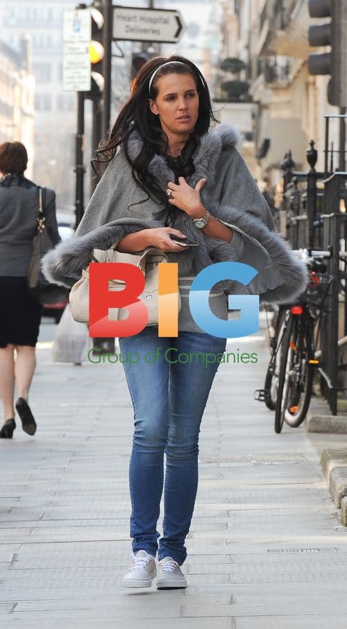 Danielle Lloyd Visiting London Dentist