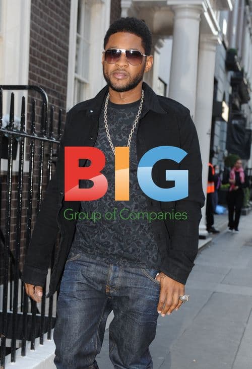 Usher Spotted in London