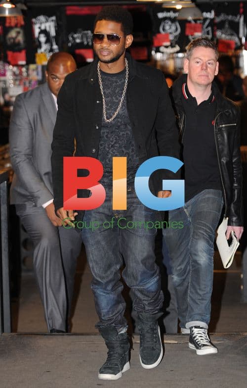 Usher Spotted in London