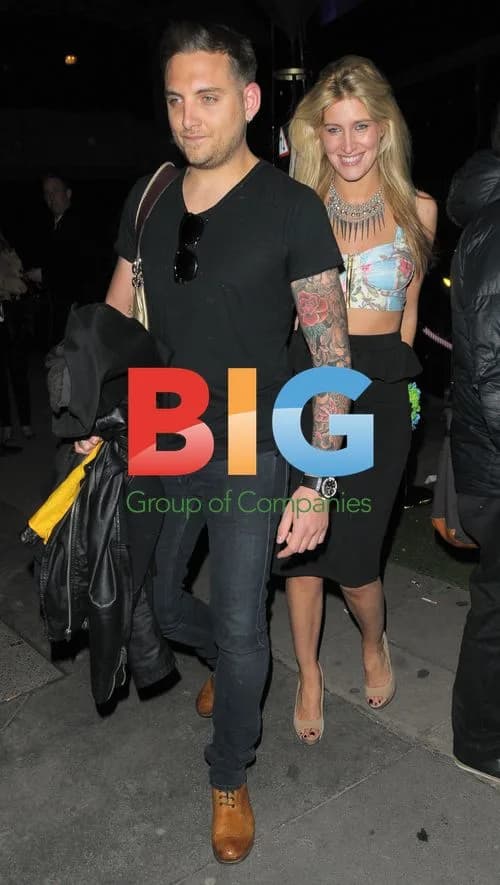 Francesca Cheska Hull Leaving Playboy Club