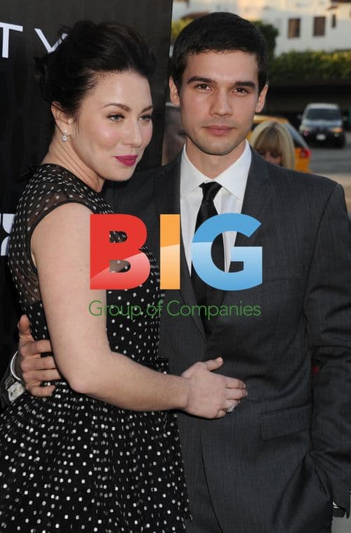 Lynn Collins and Steven Strait at 'Magic City' LA premiere