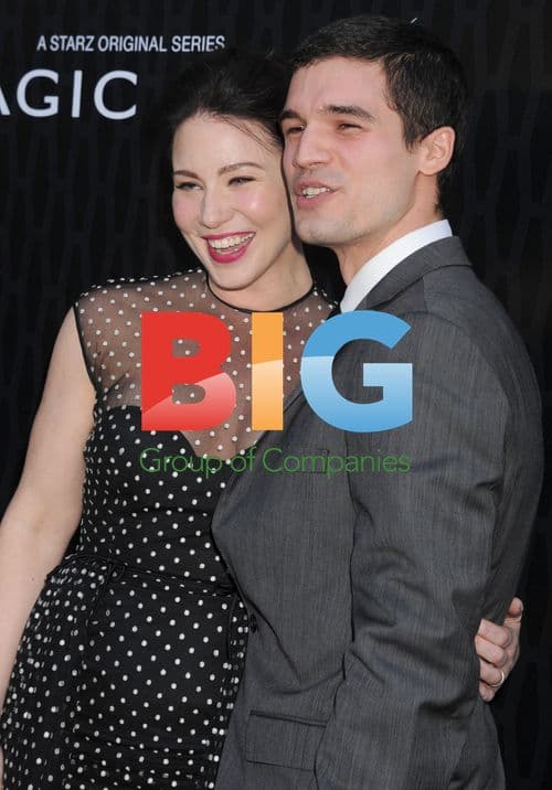 Lynn Collins and Steven Strait at 'Magic City' Premiere