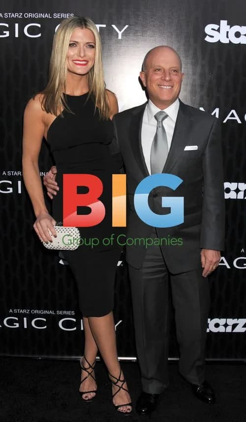 Montana Albrecht and Chris Albrecht at 'Magic City' LA Premiere