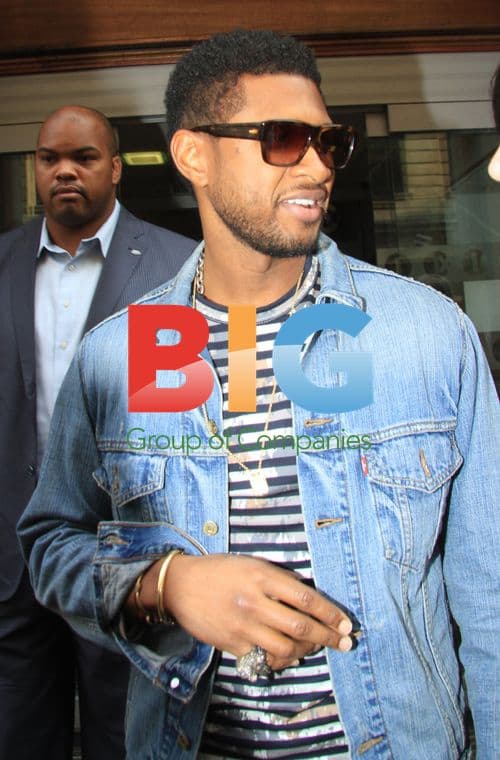 Usher at BBC Radio 1 Studios
